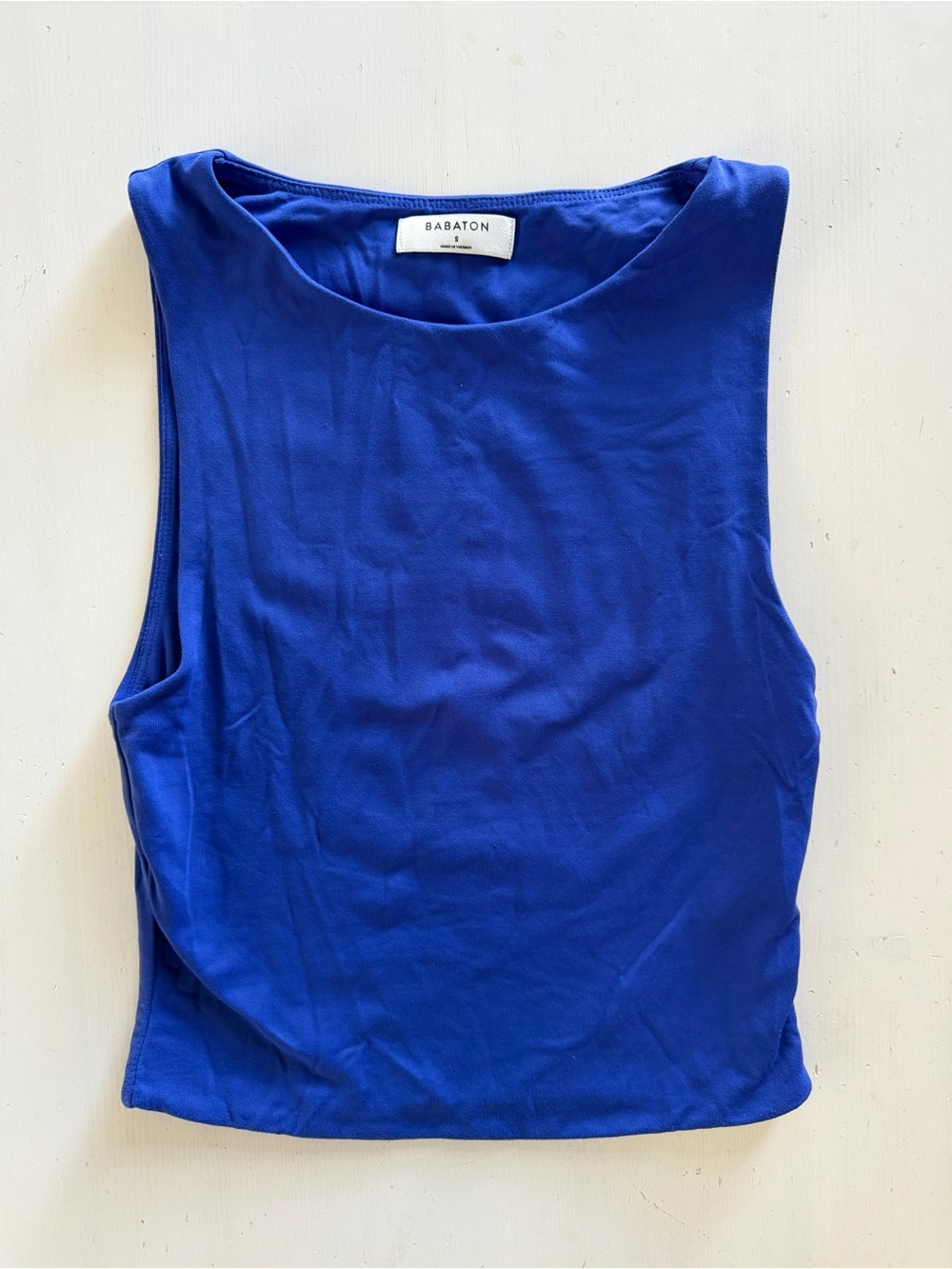 Babaton Aritzia size small contour tank in royal blue